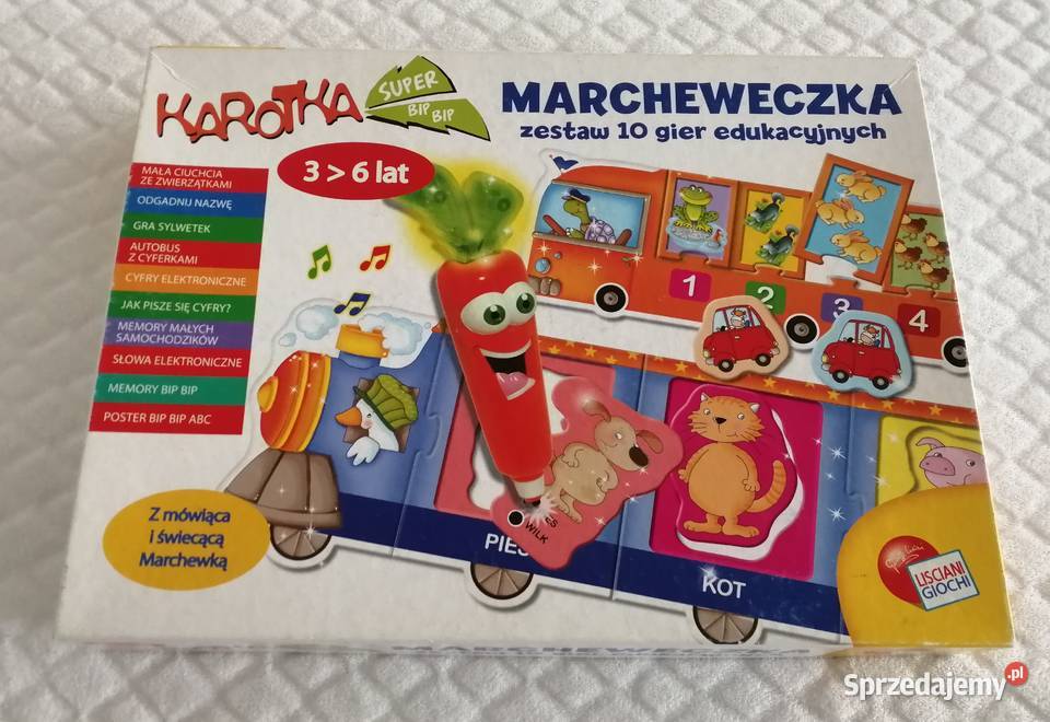 Karotka Marcheweczka zestaw 10 gier edukacyjnych Czeladź