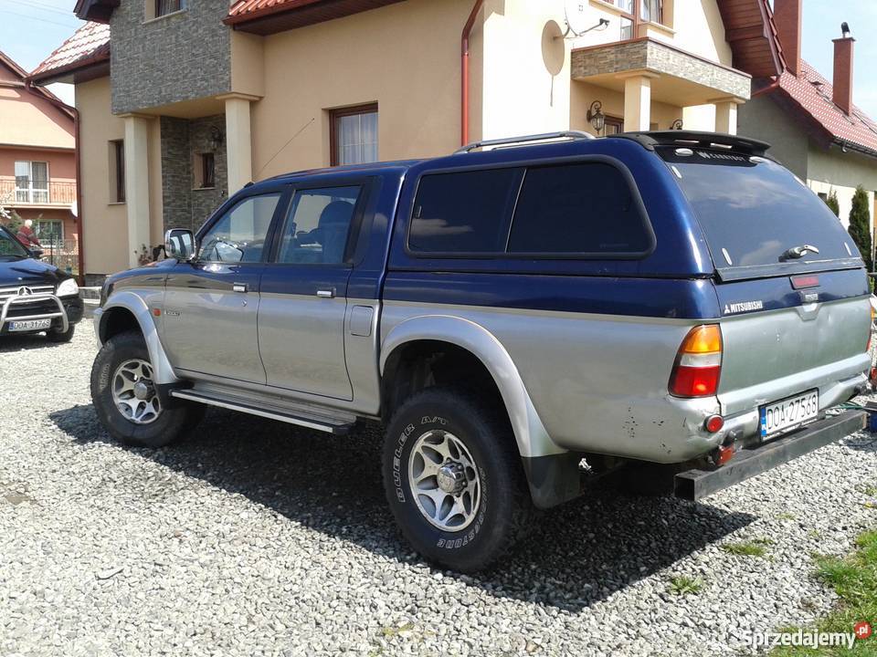 MITSUBISHI L200 Z ZABUDOWĄ homologacja na ciężarowe