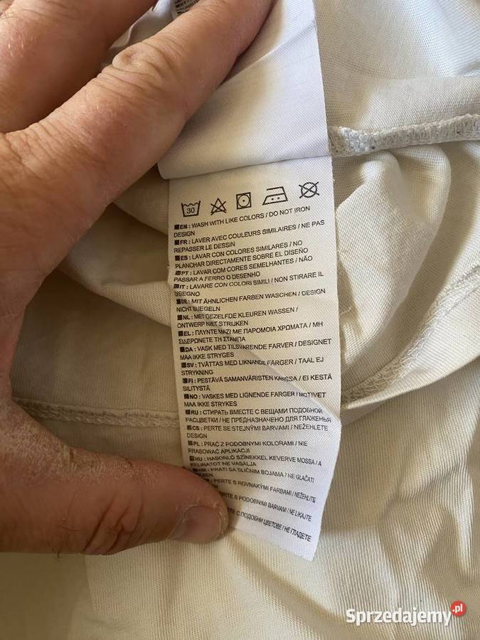 Męski T Shirt biały CONVERSE OKAZJA Zamość sprzedam