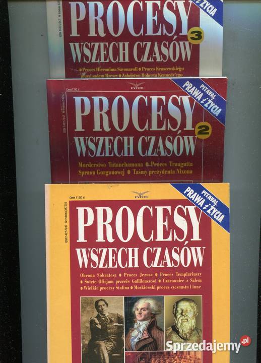 Procesy wszech czasów Cz 13 Rok wydania 1998 Szczecin
