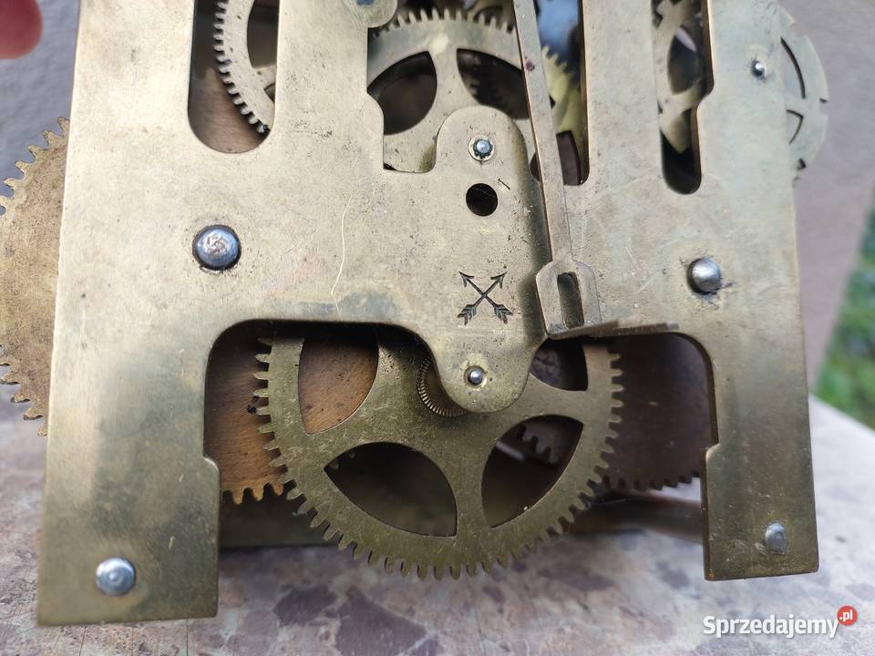 M129 Mechanizm starego zegara ściennego HAU Tczew