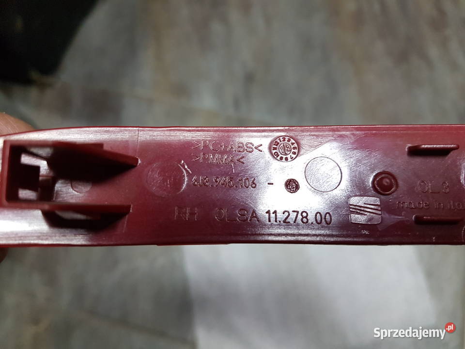 SEAT IBIZA 6J 2010 2012 ODBLASK ZDERZAKA TYL wielkopolskie