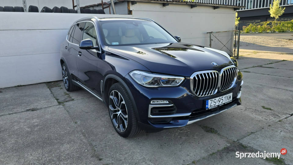 BMW X5 Polski Salon krajowy 88000 przebiegu G05 wspomaganie kierownicy Szczecin