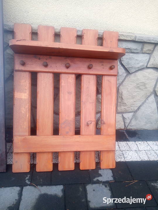 Wieszak drewniany Lubień