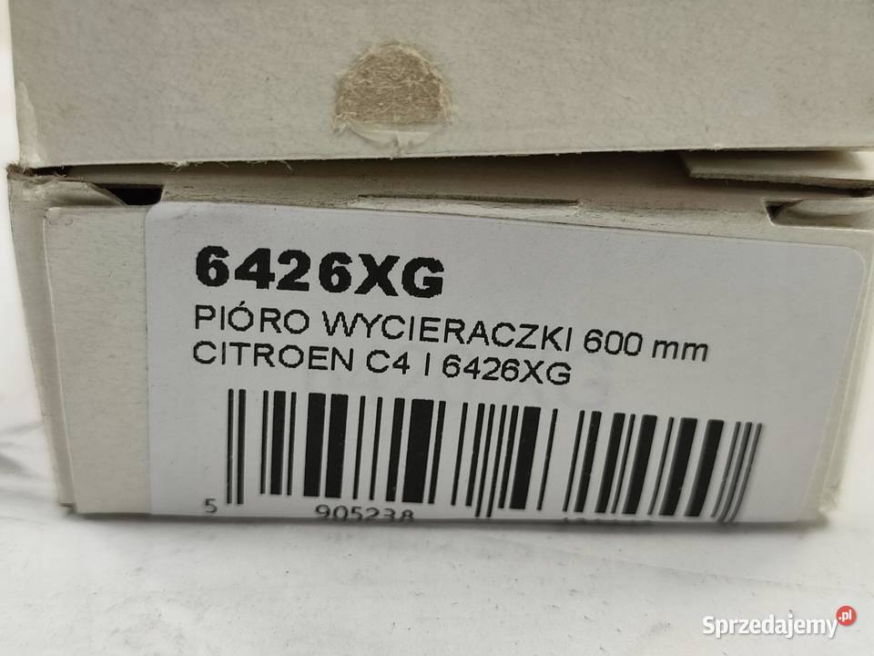 PIÓRO WYCIERACZKI PRZÓD 600mm CITROEN C4 I 2010 Pióra wycieraczek lubelskie