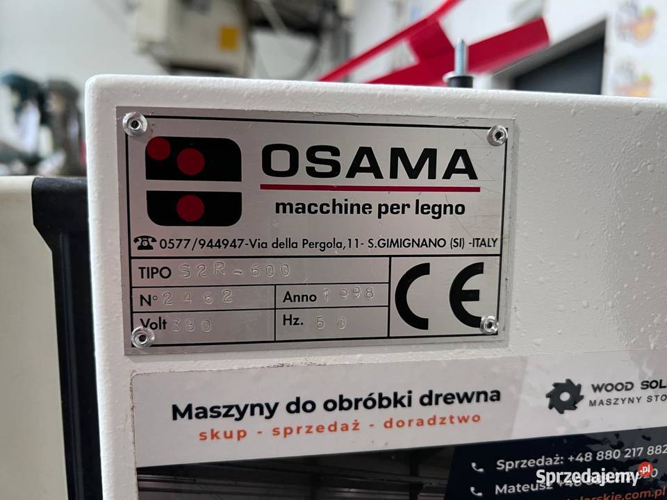 Walcowa nakładarka kleju OSAMA S2R600 małopolskie sprzedam
