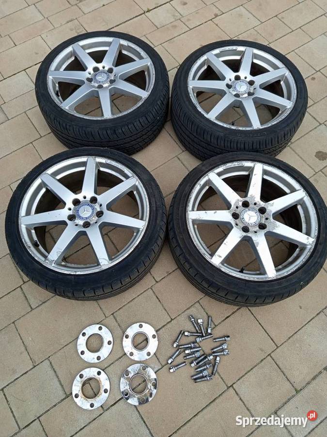 Koła AMG 18 z dystansami W 204 W211Mercedes Samochodowe Kępno