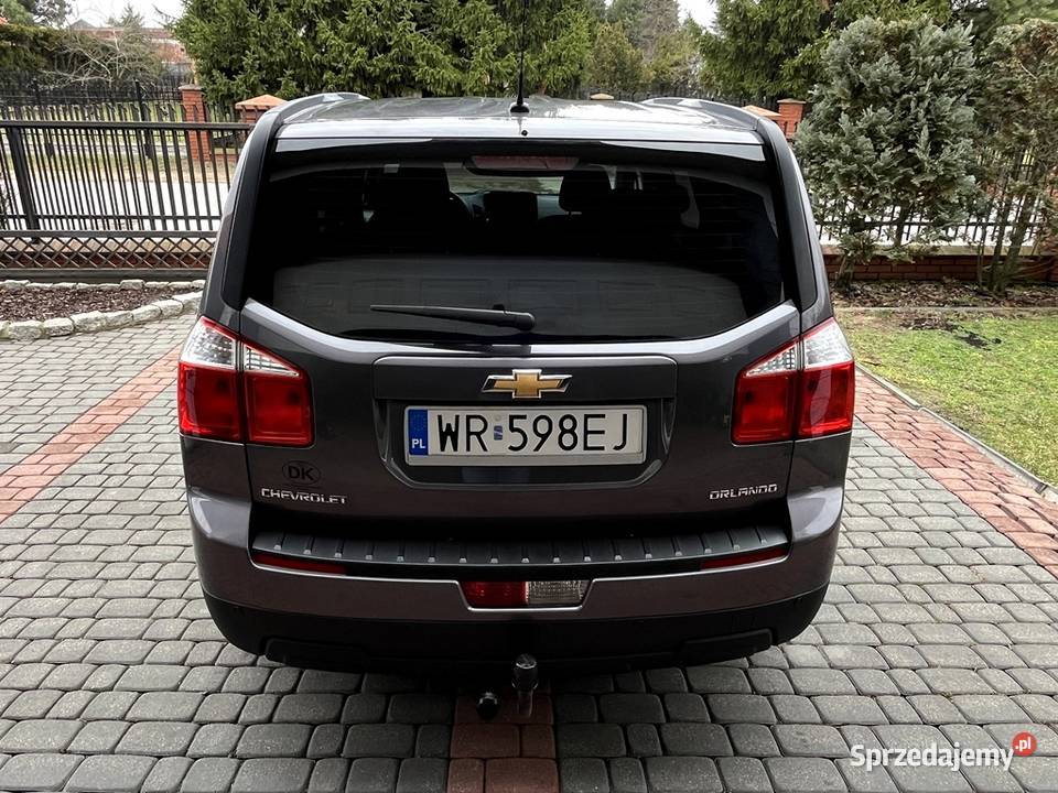 Chevrolet Orlando 7 osobowy benzyna gaz 18 140 Rok produkcji 2011