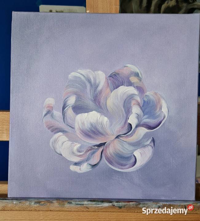 Obraz kwiat 30x30 Malarstwo Łódź