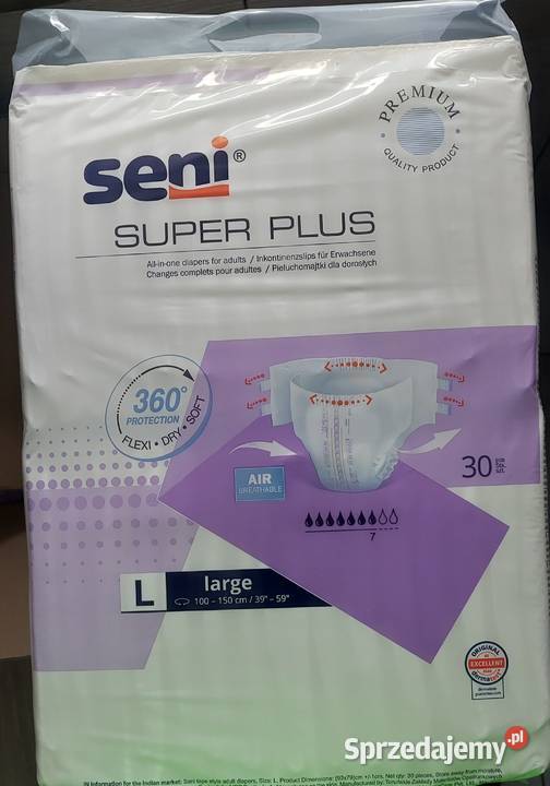 Pieluchomajtki Seni Super Seni Plus L 30 Częstochowa