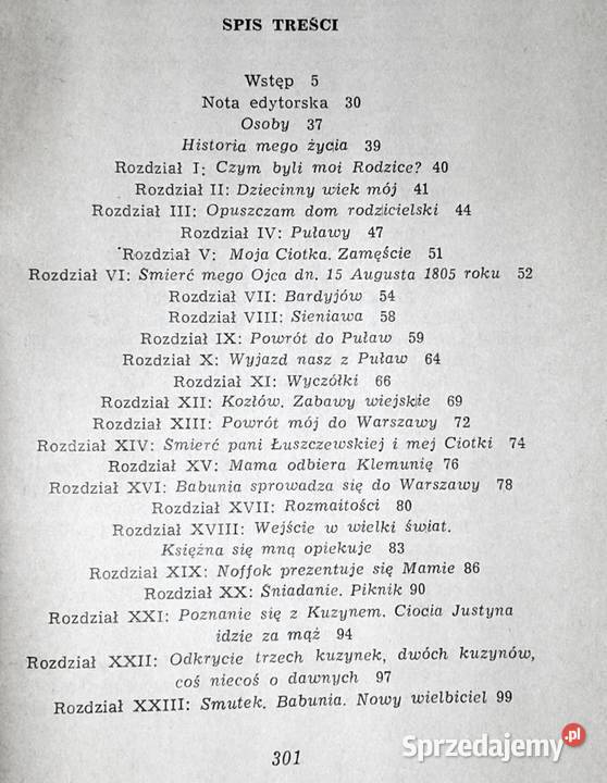 Historia mego życia Wspomnienia Warszawianki Chełm sprzedam