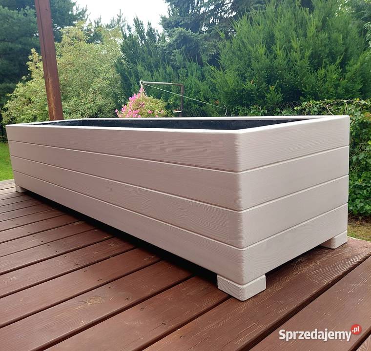 Donice na taras ogrodowe drewniane Najwyższa Kraków sprzedam