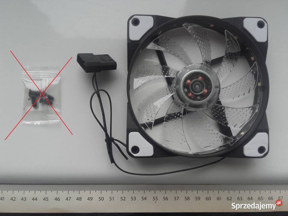 Wentylator 120mm PC z RGB podświetlany kujawsko-pomorskie Bydgoszcz