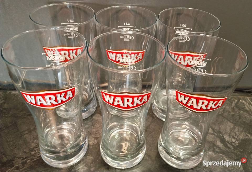 Warka szklanki 6 NOWE 03l Olsztyn