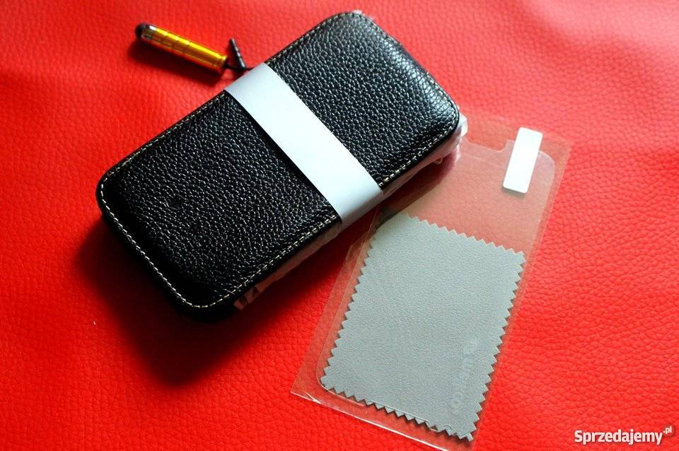 pokrowiec etui prawdziwa skóra Samsung Galaxy K Dąbcze