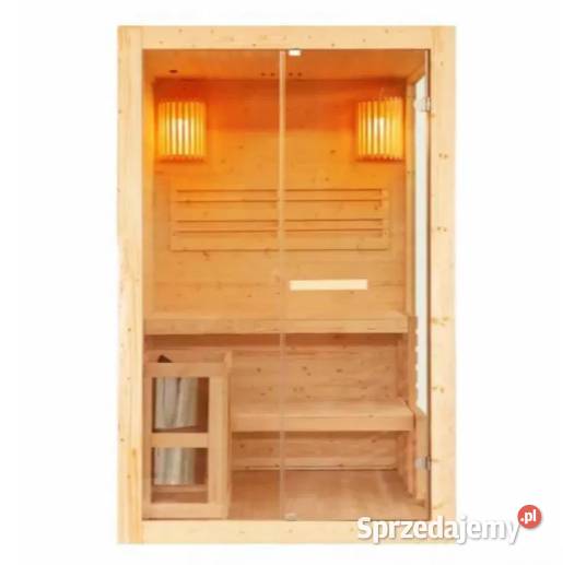 Sauna fińska sucha szklana nowa 2os piec HARVIA Sauny lubuskie Siedlisko