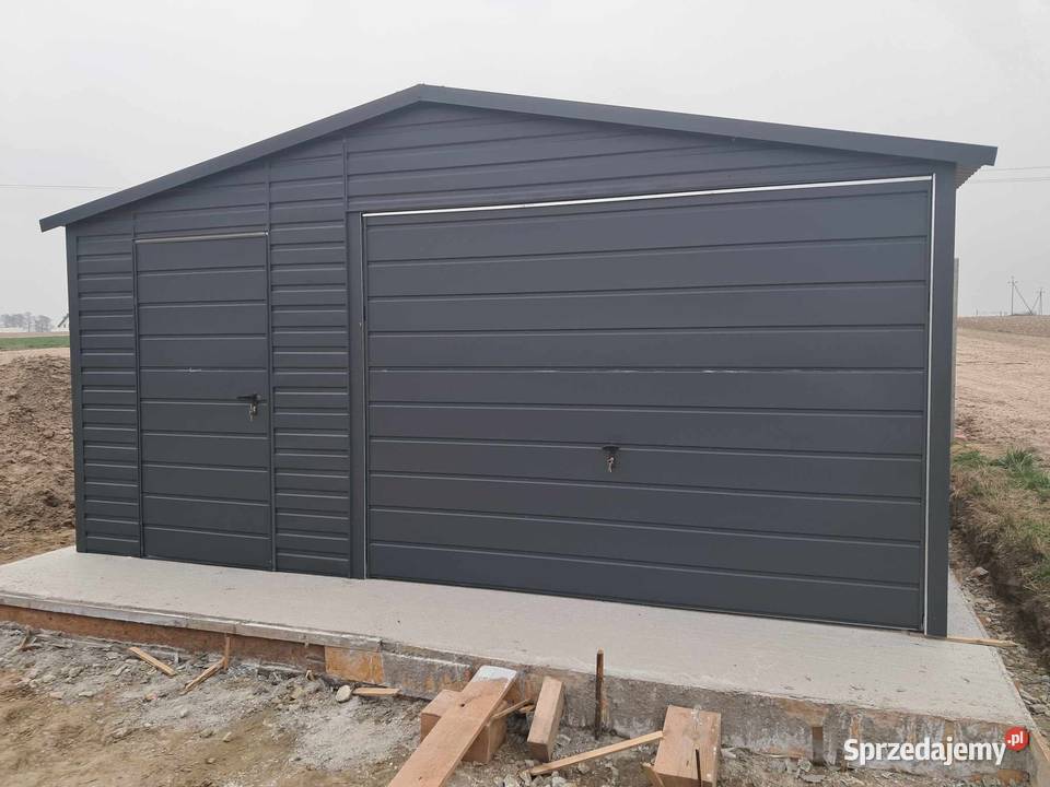 Garaż blaszany 5x5 Wzmocniony PROFILAMI Sprzedaż Białystok