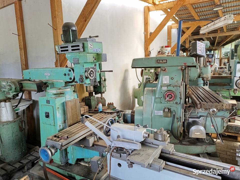 Wiertarka kolumnowa ze stołem krzyżowym Maków Podhalański