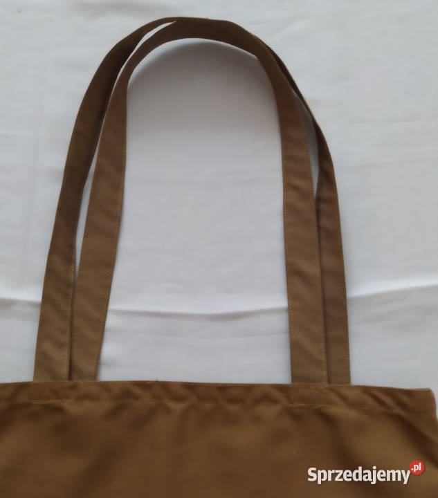 Torba LONG HANDLES brązowa Na ramię