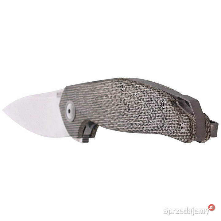 Nóż składany MKM Goccia Green Canvas Micarta mazowieckie Warszawa