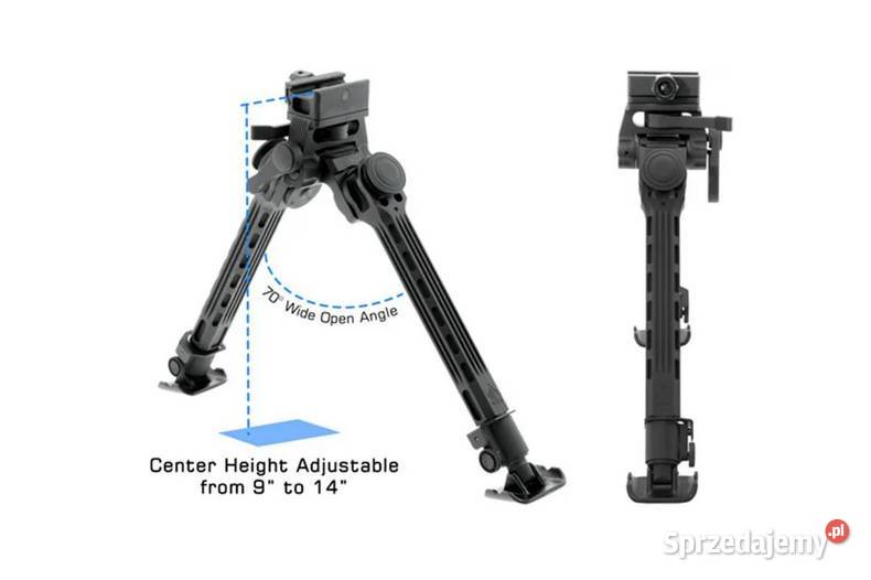 Bipod UTG Big Bore Full Stability Przyłęki