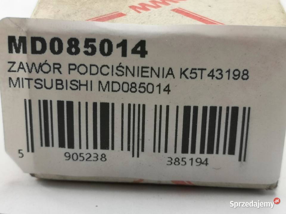 ZAWÓR PODCIŚNIENIA MITSUBISHI LANCER 19931995 Zawory podciśnienia