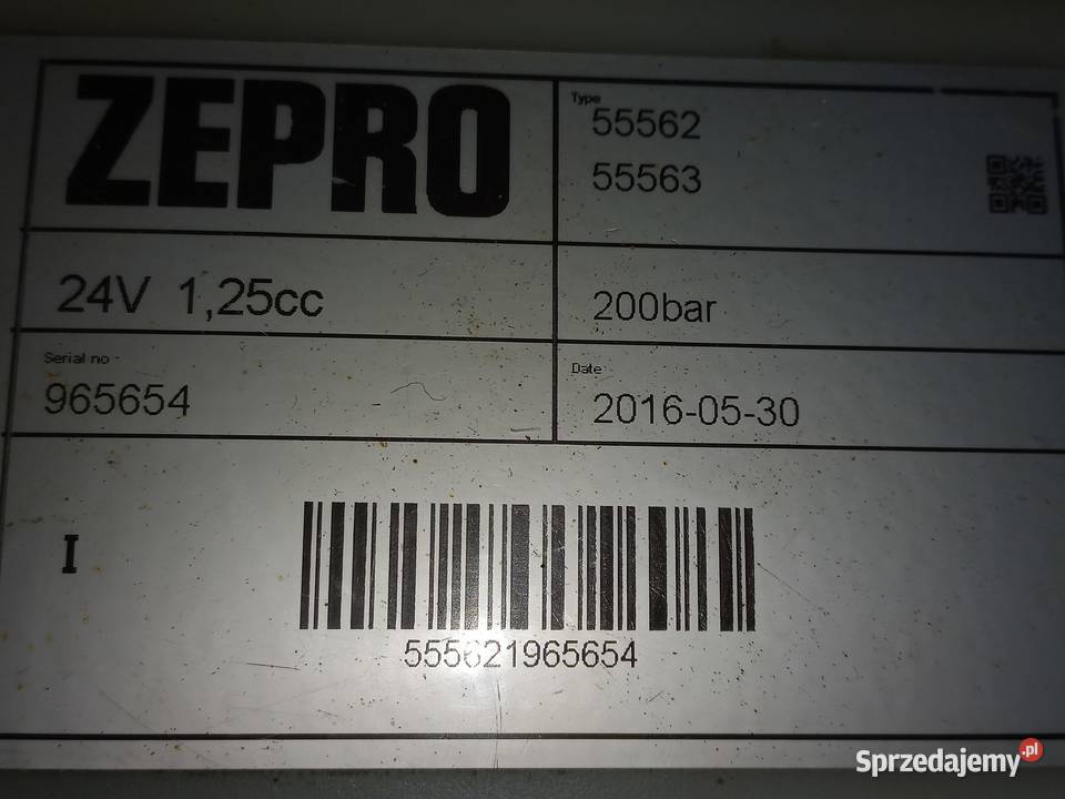 Silnik 24V pompa agregat hydrauliczny 55562 wielkopolskie