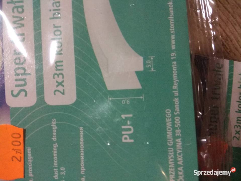 Uszczelka do okien 59mm 2x3 metry podkarpackie Rzeszów