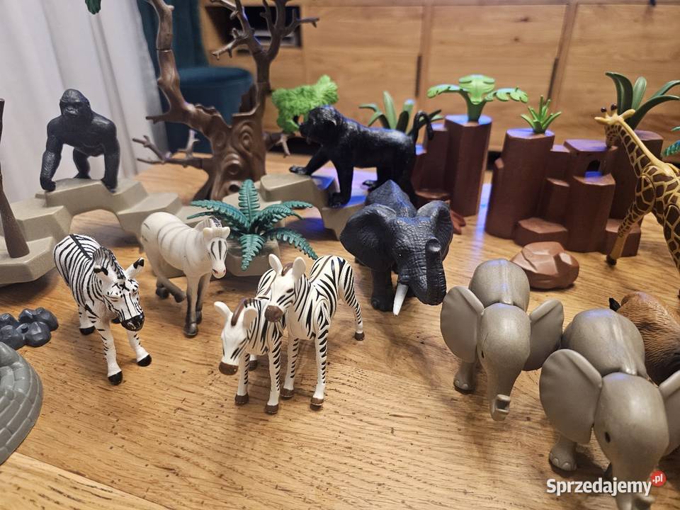 Zestaw Figurek Zwierząt roslin ZOO Safari Farma Rzeszów