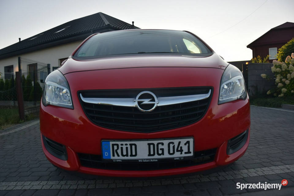 Opel Meriva 14 TB Automat 2016r Oryginał Lakier czerwony Majdan Sieniawski