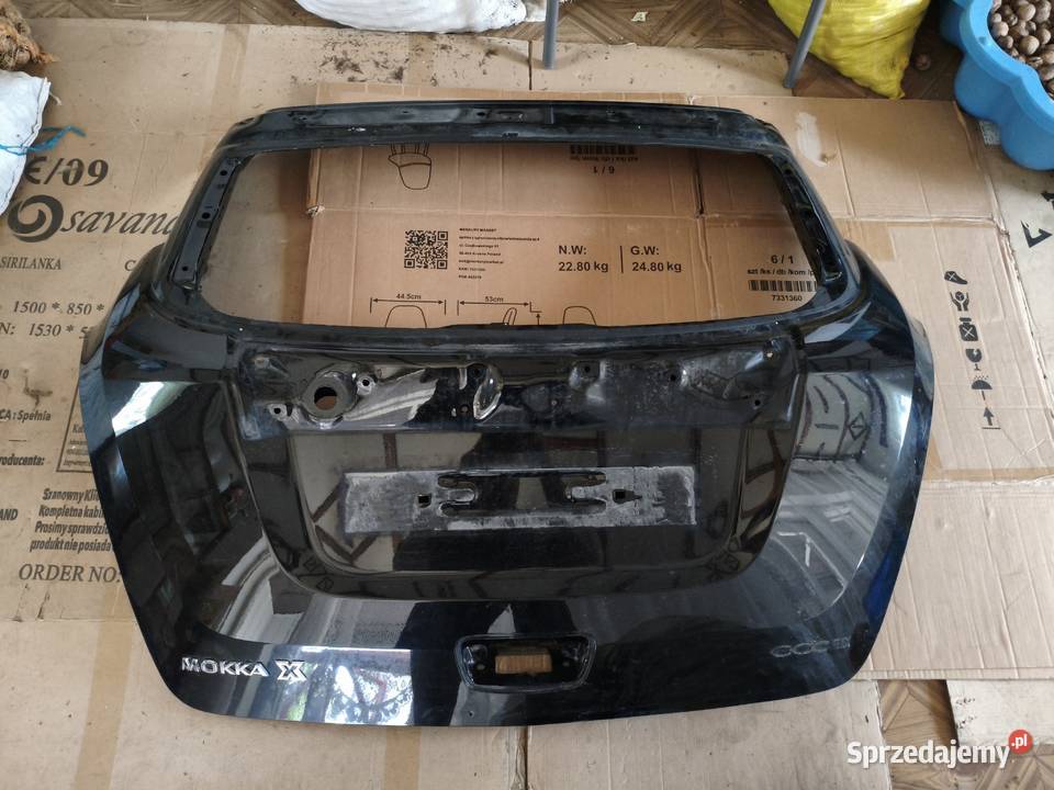 Klapa bagażnika Opel Mokka GB0 osobowe sprzedam