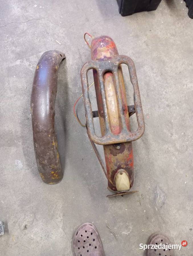 ŻAK sztywniak bagażnik błotnik lampka mały Grzegorzew