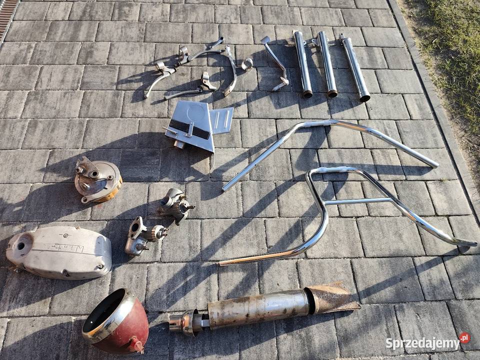 Rama tłumik kierownica wsk lelek Dudek bąk wfm Nekla