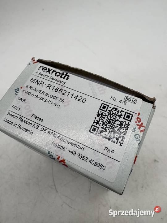Rexroth R166211420 Wózek liniowy mazowieckie Warszawa