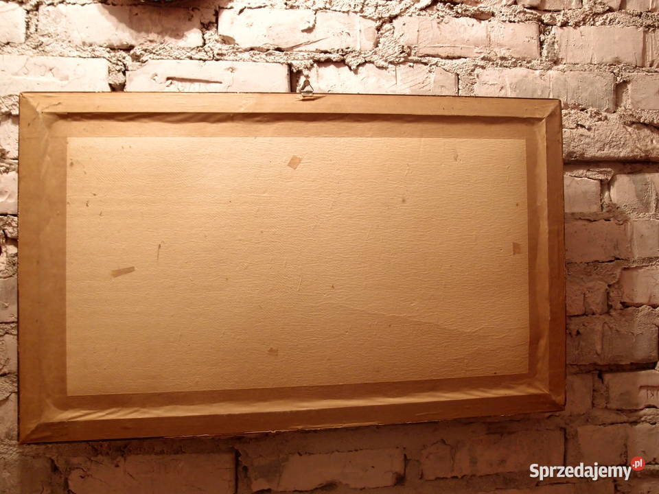 Obrazy Pejzaż jeziora i zjazd pod gospodą okres Łódź