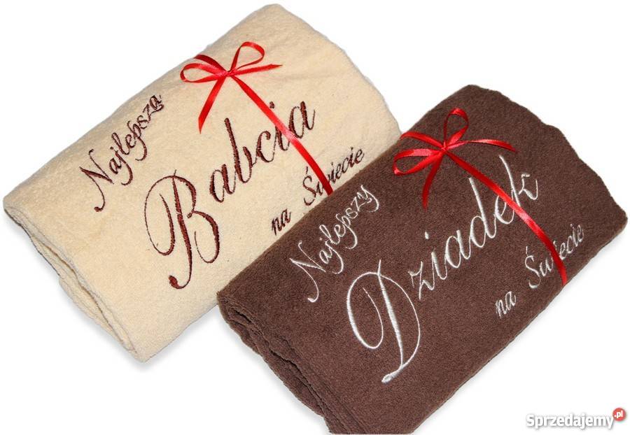 Ręczniki Prezent na DZIEŃ BABCI i DZIADKA 500g 2 inny kolor sprzedam
