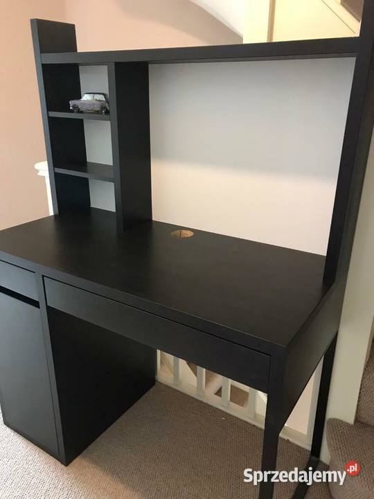 Biurka IKEA LEKSVIKdrewnoHEMNES czarne i Warszawa