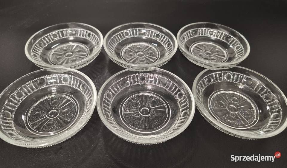 Szklane miseczki deserowe vintage Gdańsk