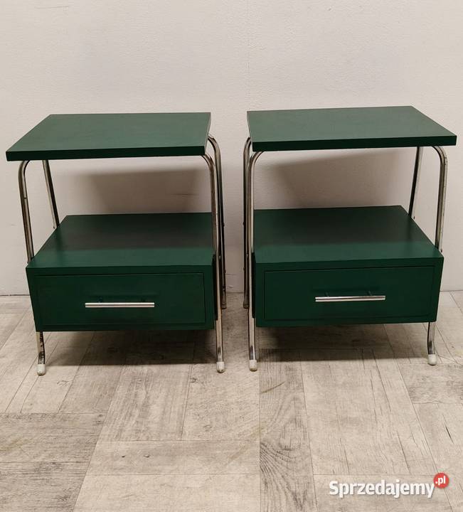 Szafki nocne bauhaus retro vintage lata 60te Radomsko sprzedam