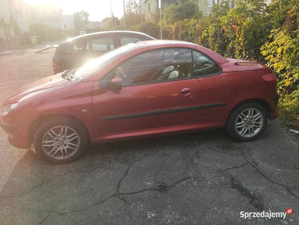 Sprzedam peugeot 206 CC 2002 r 16 benz Rok produkcji 2002 Lubin