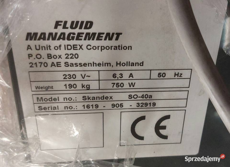 Wytrząsarka do farbtynków FLUID MANAGEMENT Rzeszów