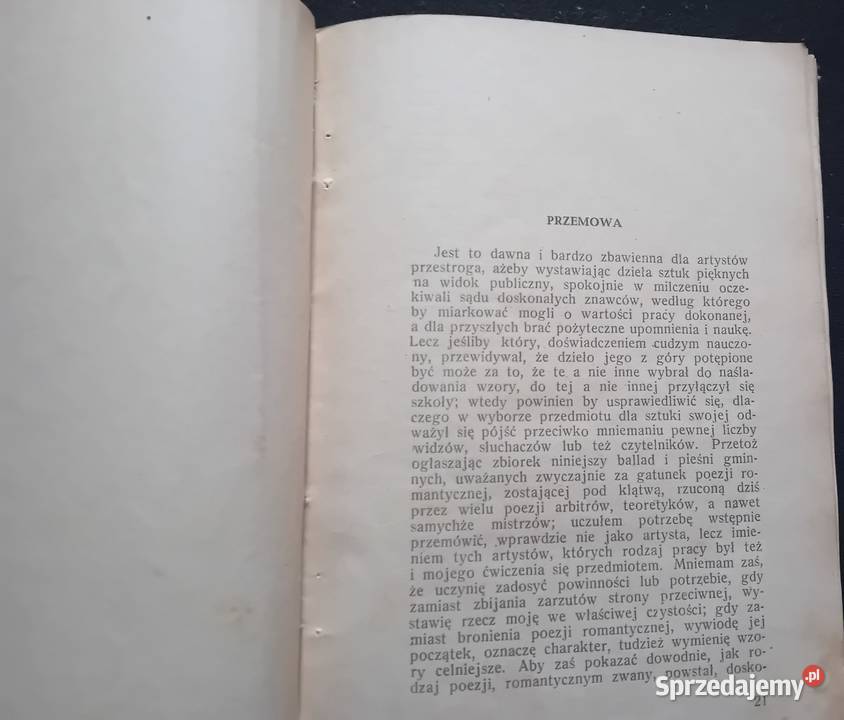 Adam Mickiewicz Ballady i Romanse Sp Wyd Książka wielkopolskie Koźminek