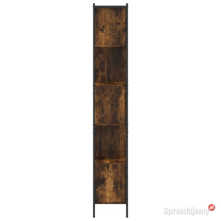 Regał przydymiony dąb 72x28x172 materiał Warszawa