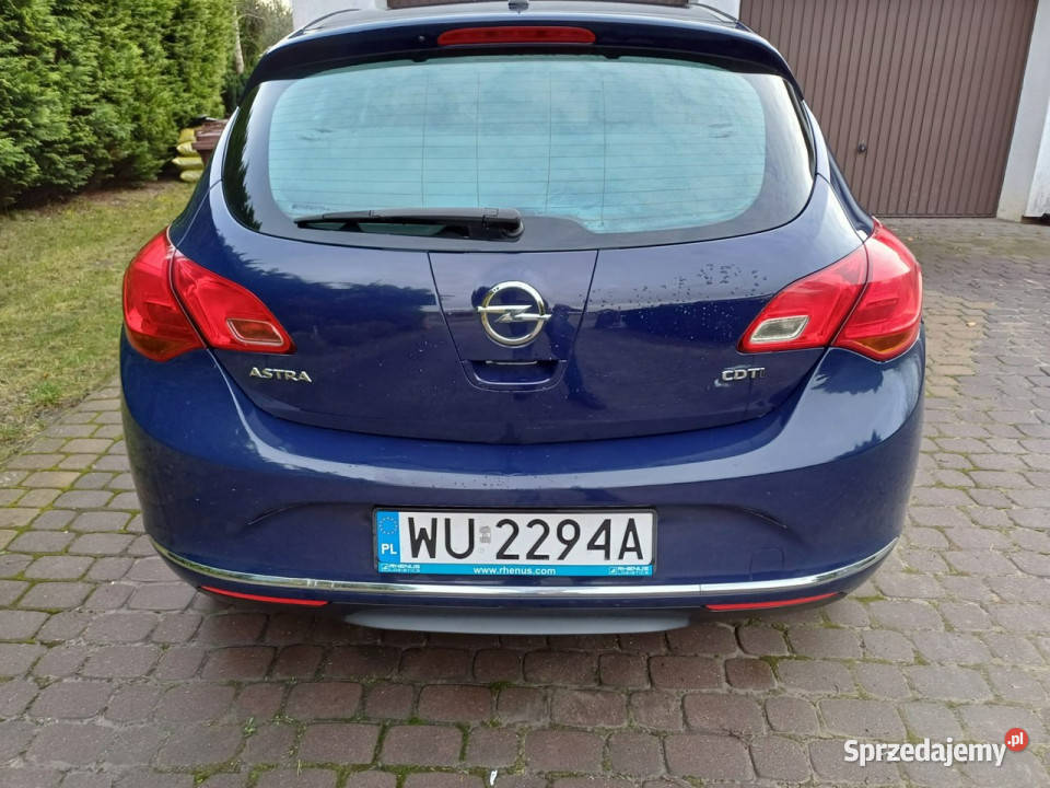 Opel Astra zadbana krajowa faktura VAT J przyciemniane szyby Łochowo