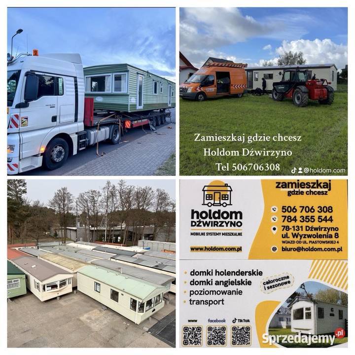 Domek holenderski mobilny S060 Cosalt Coutry Dźwirzyno sprzedam