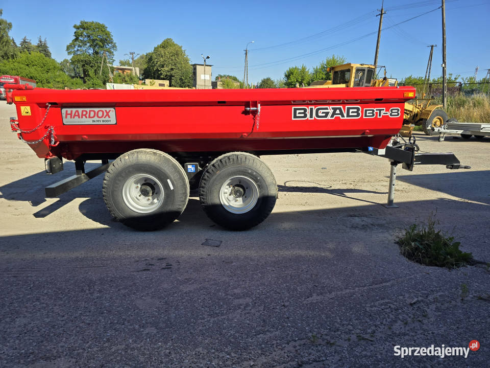 Przyczepa wywrotka BIGAB BT8 HARDOX NOWA 2024
