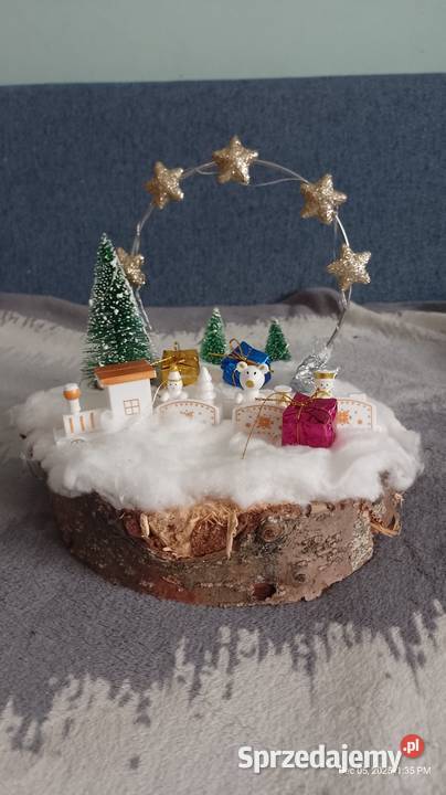 Stroik świąteczny robiony ręcznie śląskie