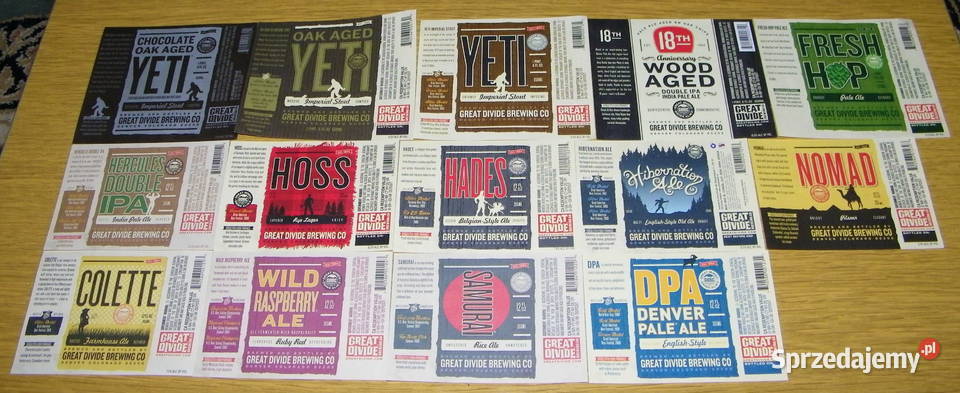 Etykiety piwne zagraniczne kapsle podstawki piny Elbląg