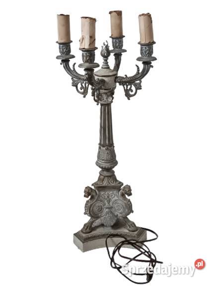 Duża stara secesyjna lampa 59 Rzeszów