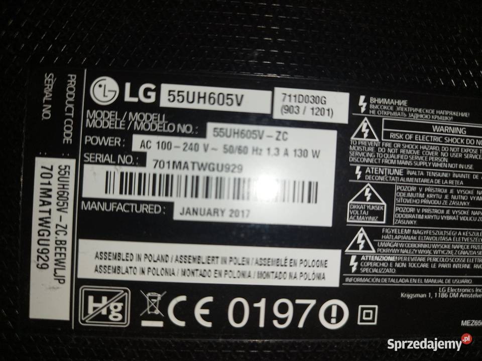 LG 55 4K UHD Smart TV Rokietnica